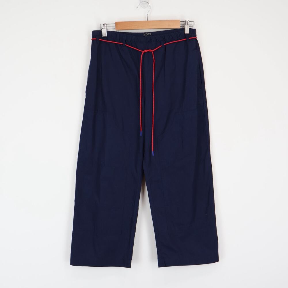 J.Crew Luna Utility Pant Navy Blue Removable Paracord Belt Size XS NWT - Picture 2 of 8